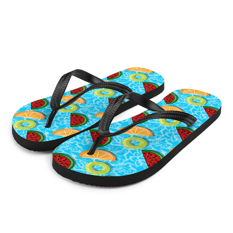Fruity Floaties Flip-Flops