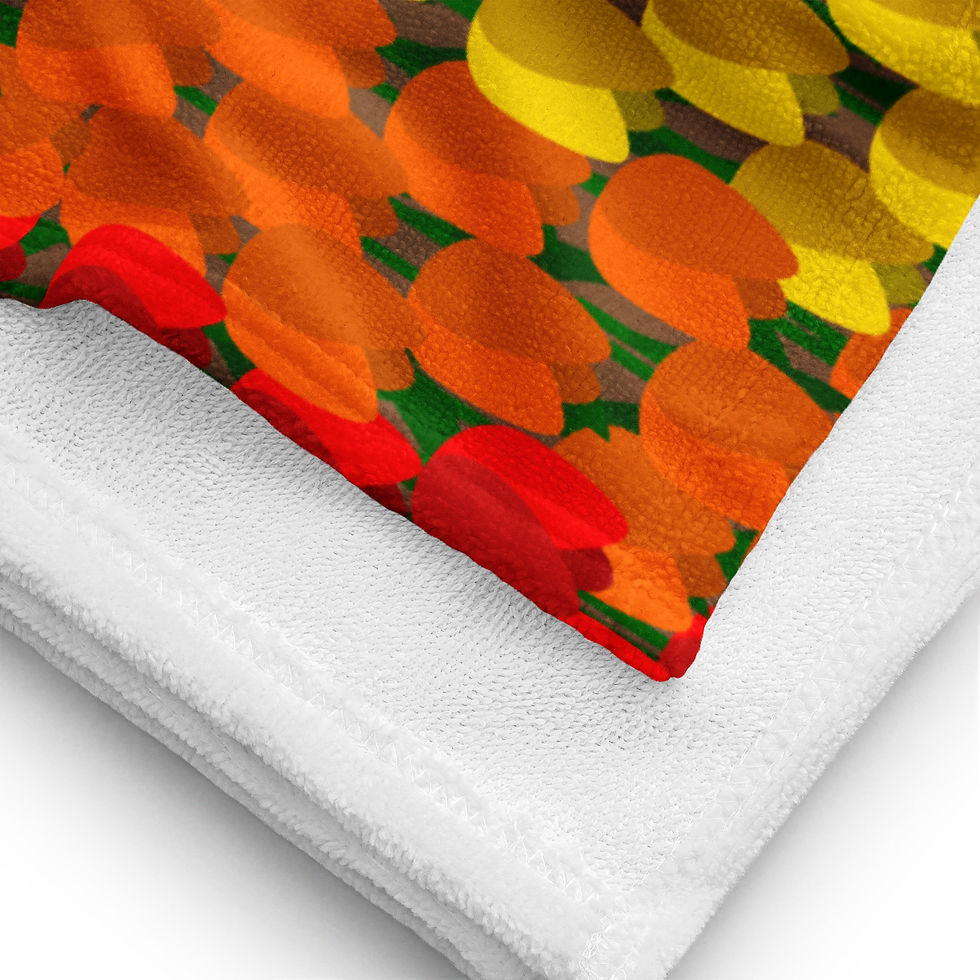 Thumbnail: Summer Tulip Field Towel