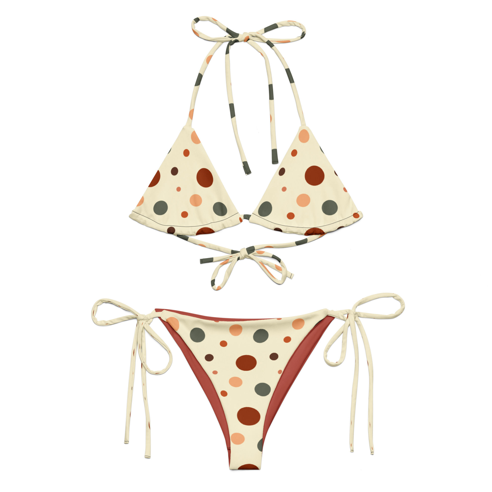 PEI Polka Dots String Bikini