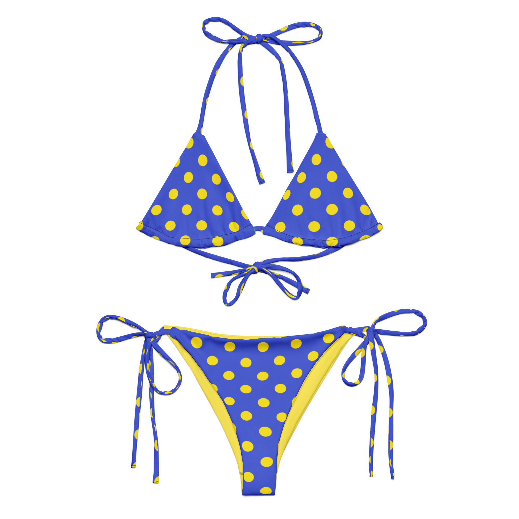 Swim Trunks Dots String Bikini