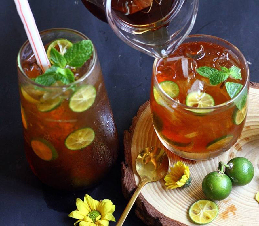 Trà nhẹ vị giúp trà tắc dễ uống hơn