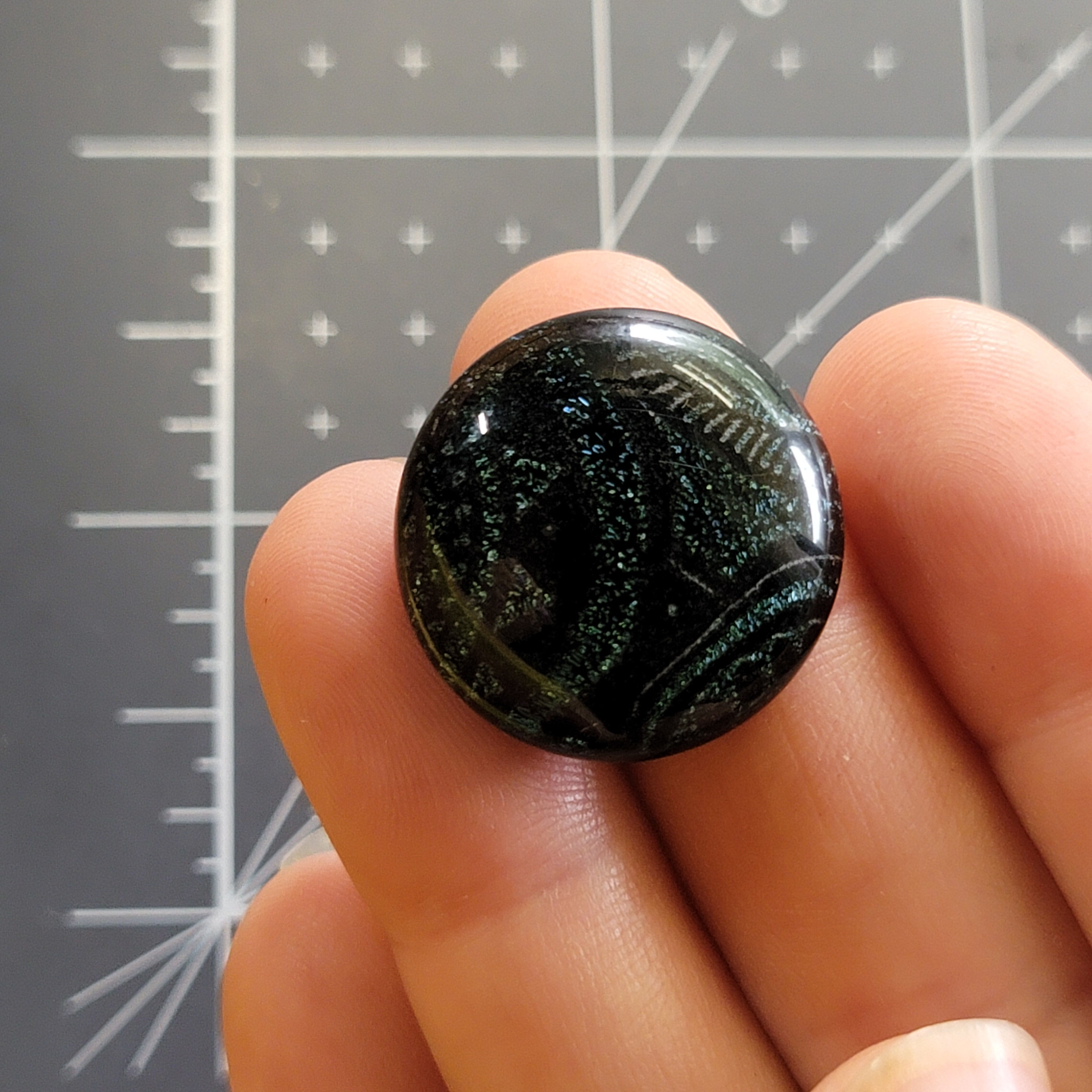 Dichroic Cabochon F79