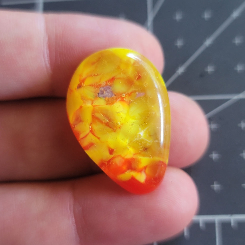 Thumbnail: Fused Glass Cabochon H8
