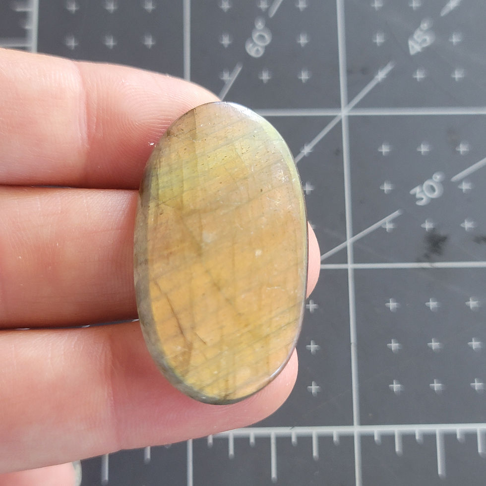 Thumbnail: Labradorite (no groove) Cabochon G23