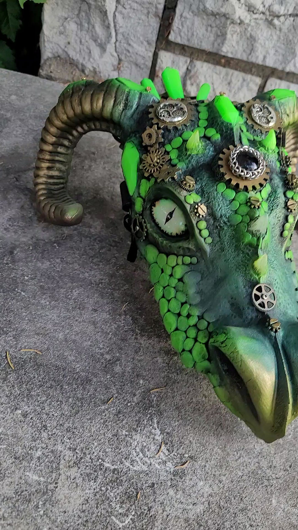 Thumbnail: Steampunk and Sorcery Dragon Sculpture