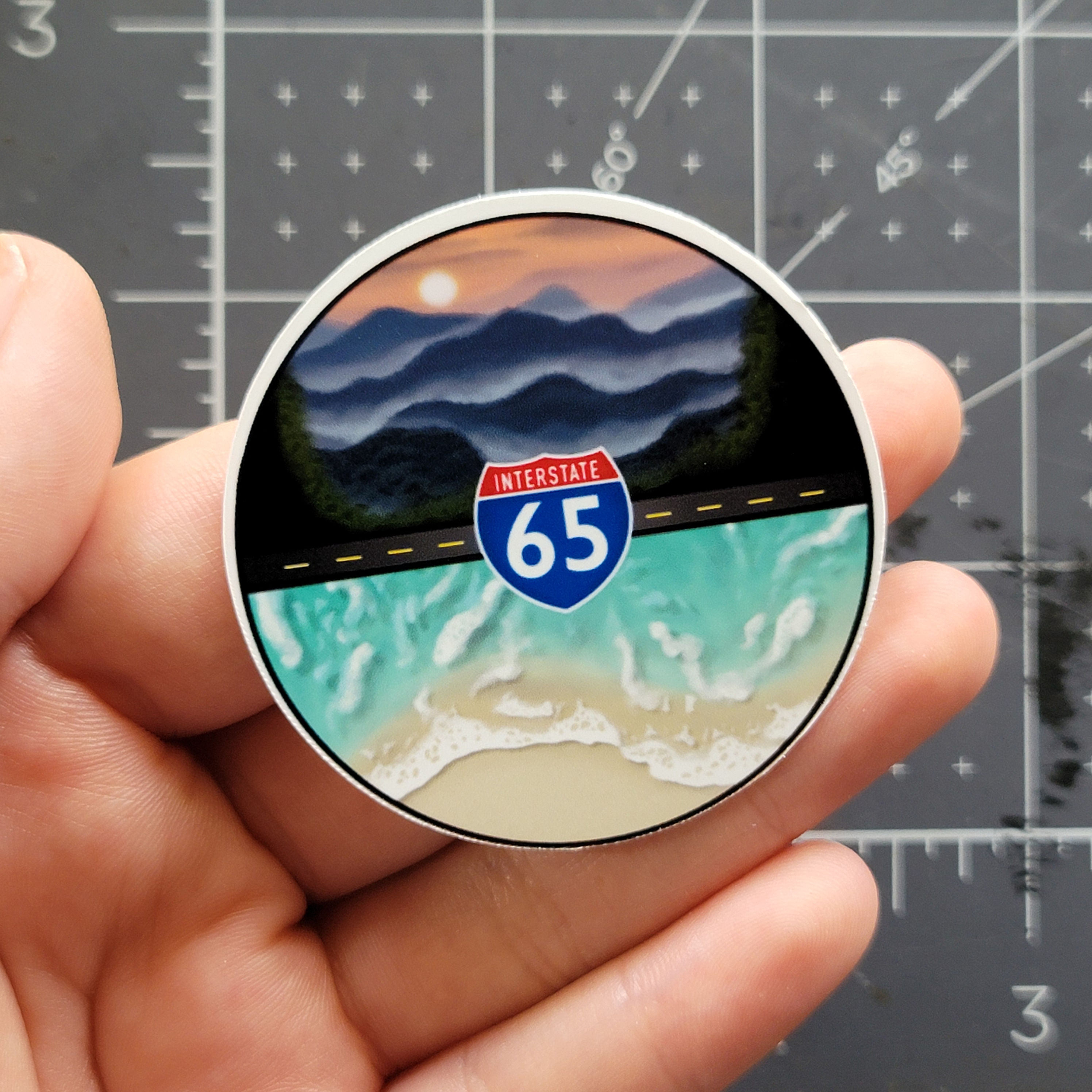 interstate 65 sticker