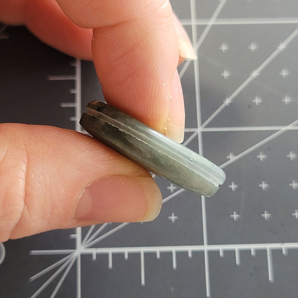 Thumbnail: Groovy Easy Wrap Labradorite Cabochon A15