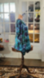 Thumbnail: Lagoon Geode Poncho One Size Reg TD155