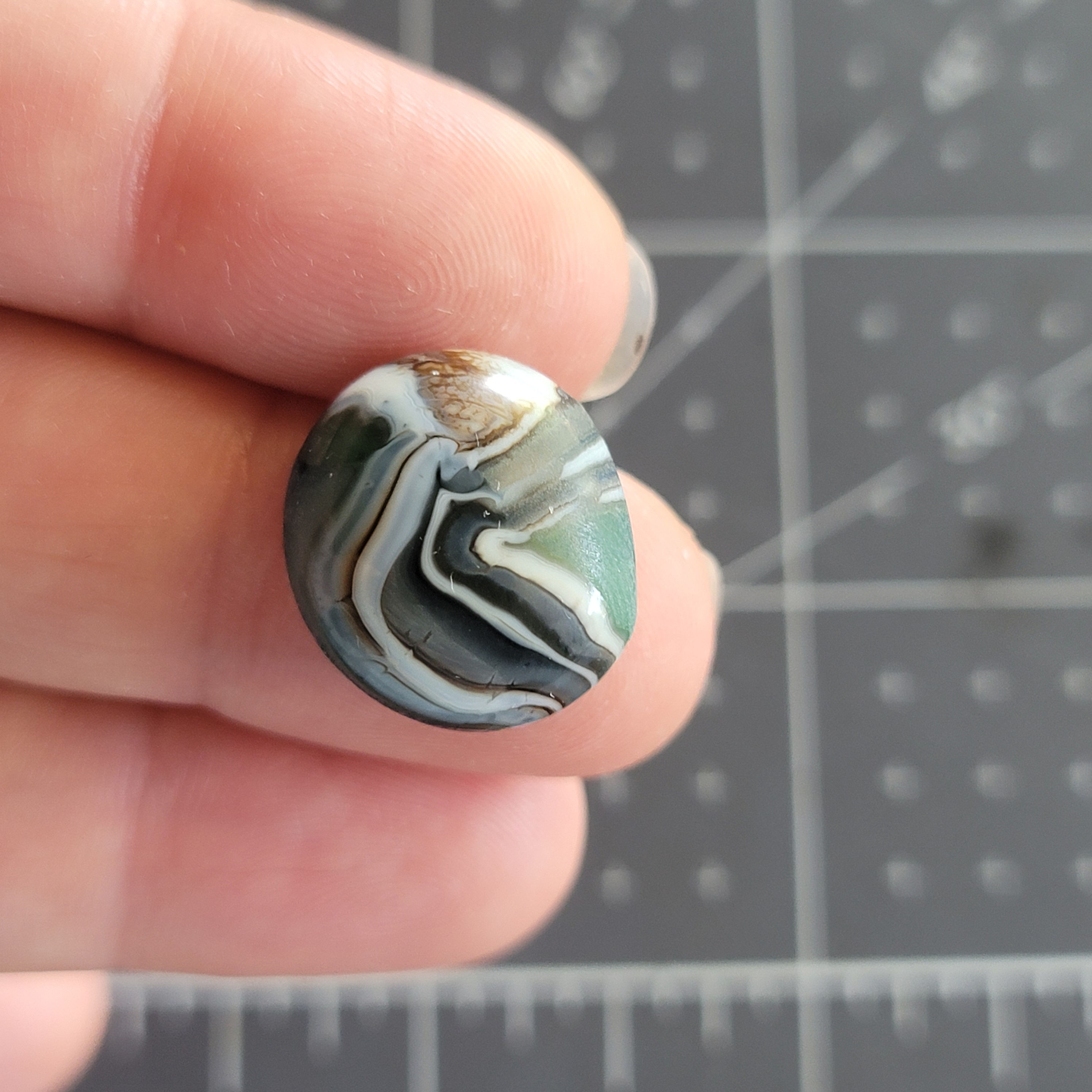Fused Glass Cabochon G46