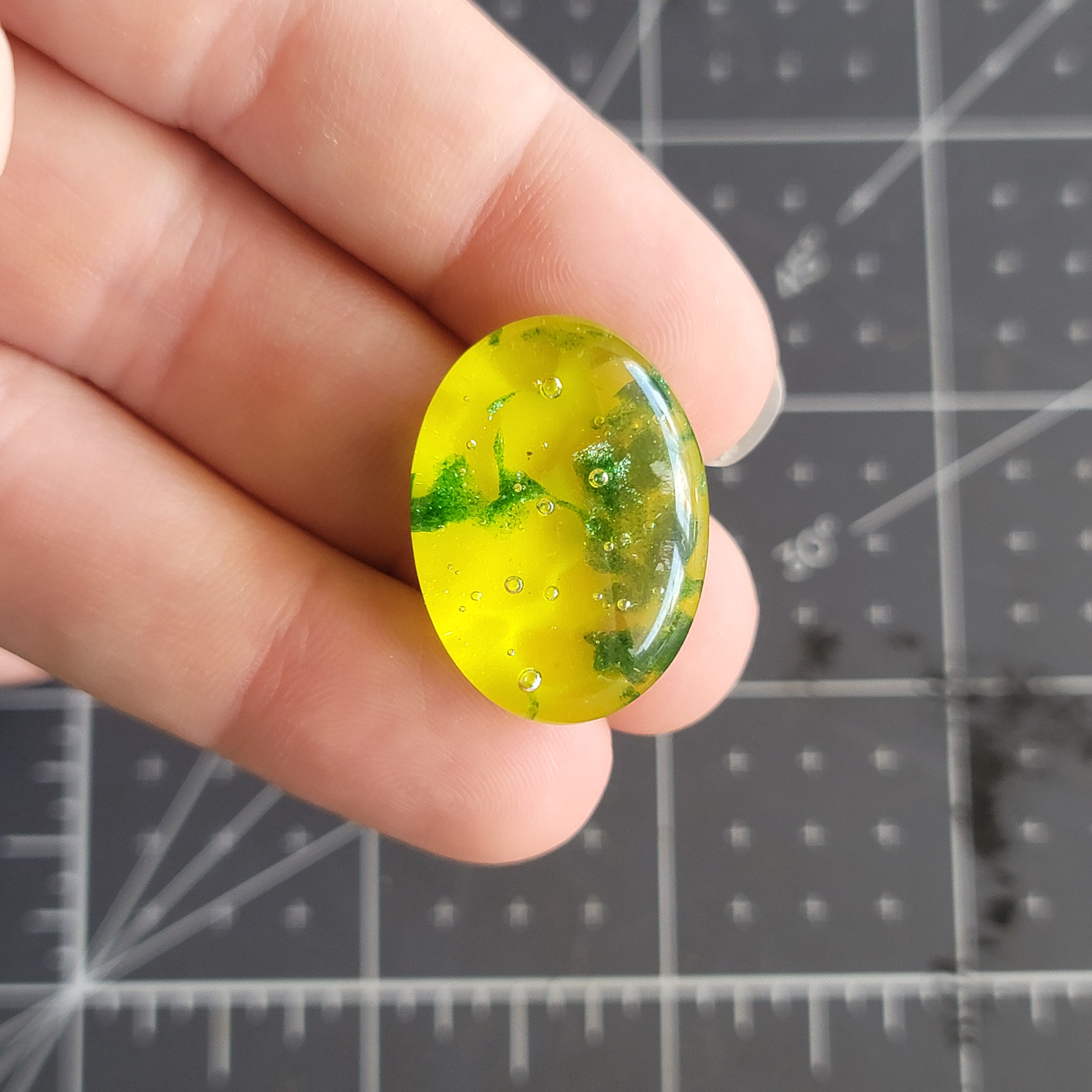 Fused Glass Cabochon Y34