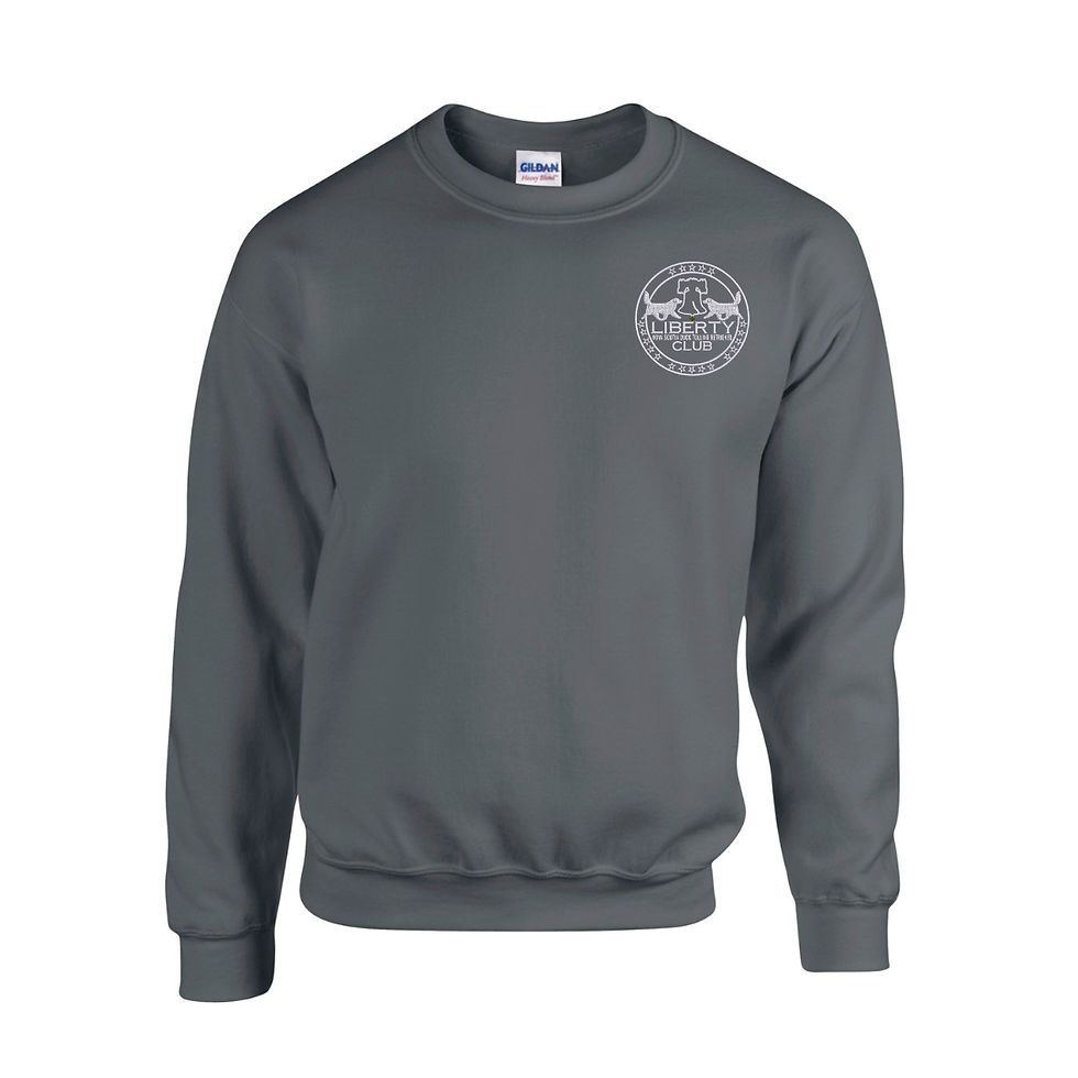 Thumbnail: Liberty Crewneck Embroidery Sweatshirt