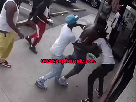 Footage surfaces of Rapper El Snappo getting beat up in his hood