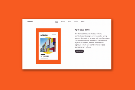 DESIGN. - Web Layout