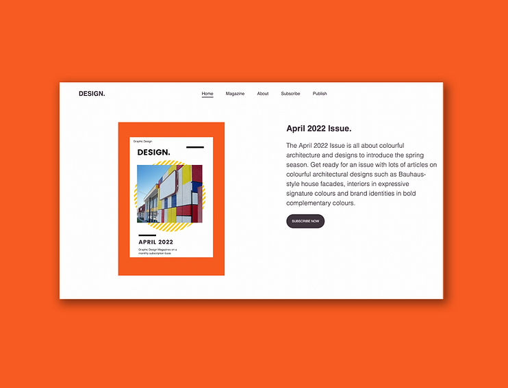 DESIGN. - Web Layout