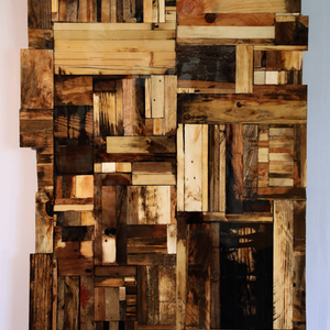 Abstract Wooden Art Pieces
