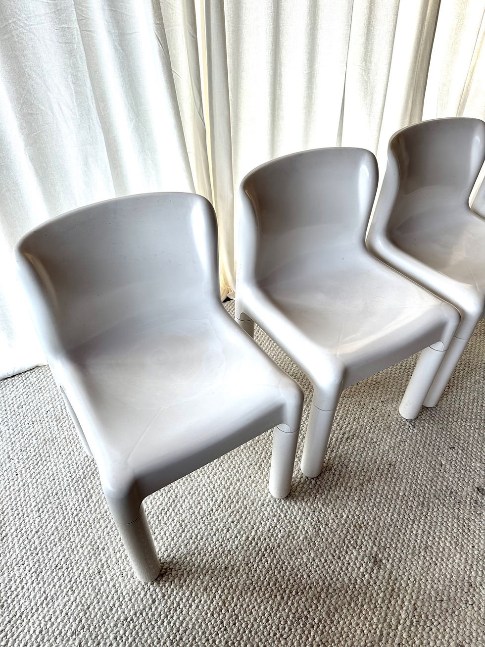 Thumbnail: 4 model 4875, chairs. Carlo Bartoli, Kartell