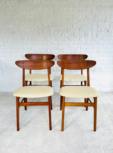 Set of 4 'Model 210', Thomas Harlev, Farstrup, Denmark, 60s | site