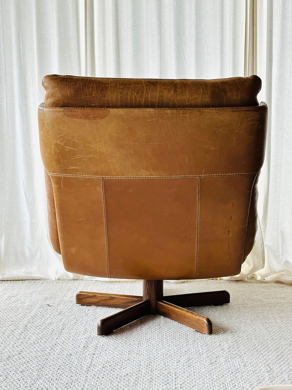 الصورة المصغرة: Lounge swivel chair, Heiner Gölz, Durlet, Belgium, 70s