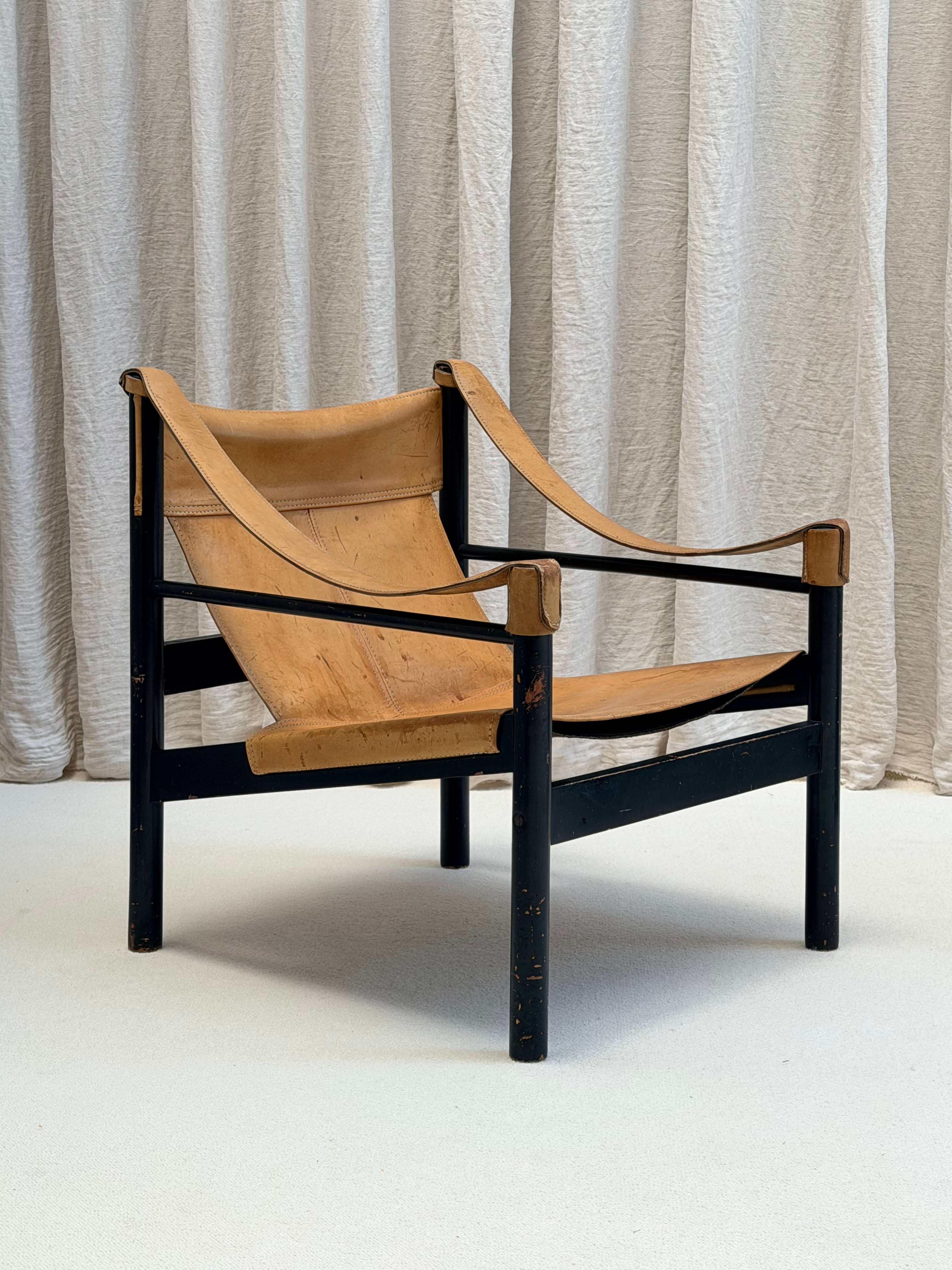 Sling safari chair, Abel Gonzalez, Argentina, 60s