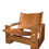 Miniatura: Brutalist chair ‘Stokkenstoel’, Ate Van Apeldoorn, The Netherlands, 60s
