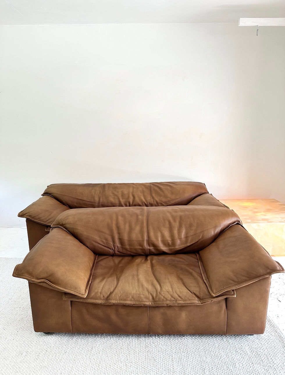 Thumbnail: Set 2 & 3 seater, model Barbados, Durlet, Belgium, 70s