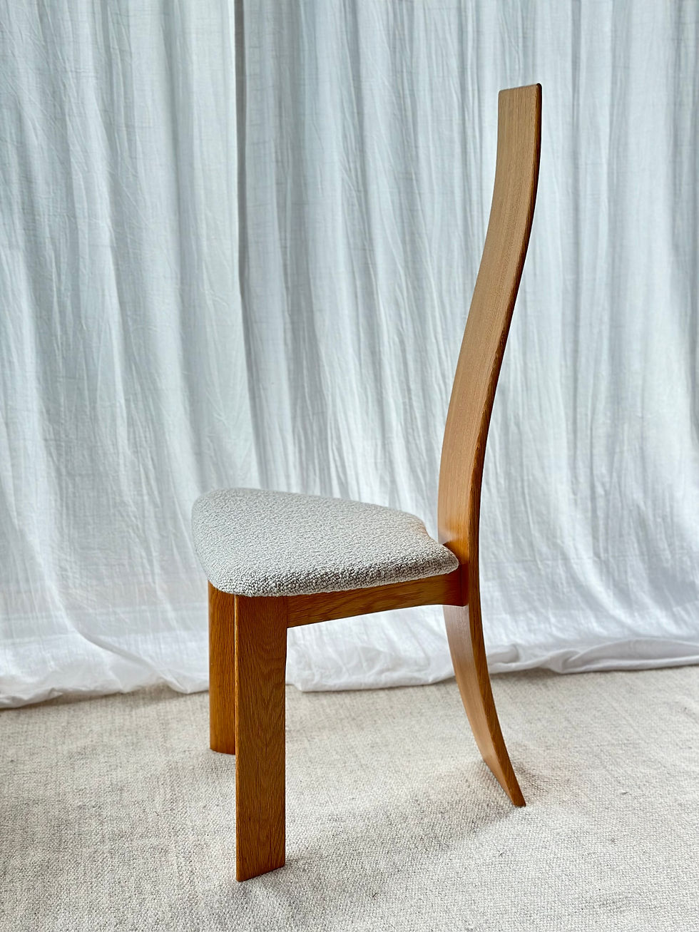 縮圖：Set of 8 chairs 'Iris', Bob Vanden Berghe, Van den Berghe-Pauvers, Belgium, 80s