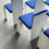 Miniaturbild: 6 chairs Jeans Rondo Collection, Erik Deforce, Hi-Plan, Ingelmunster, Belgium, 
