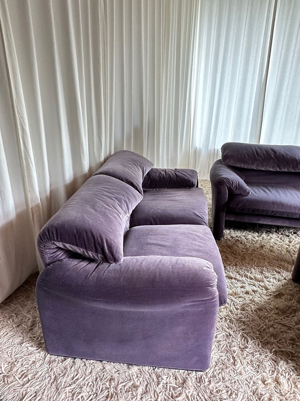 Miniatura: Seating group ‘Maralunga’, Vico Magistretti, Cassina , 80s