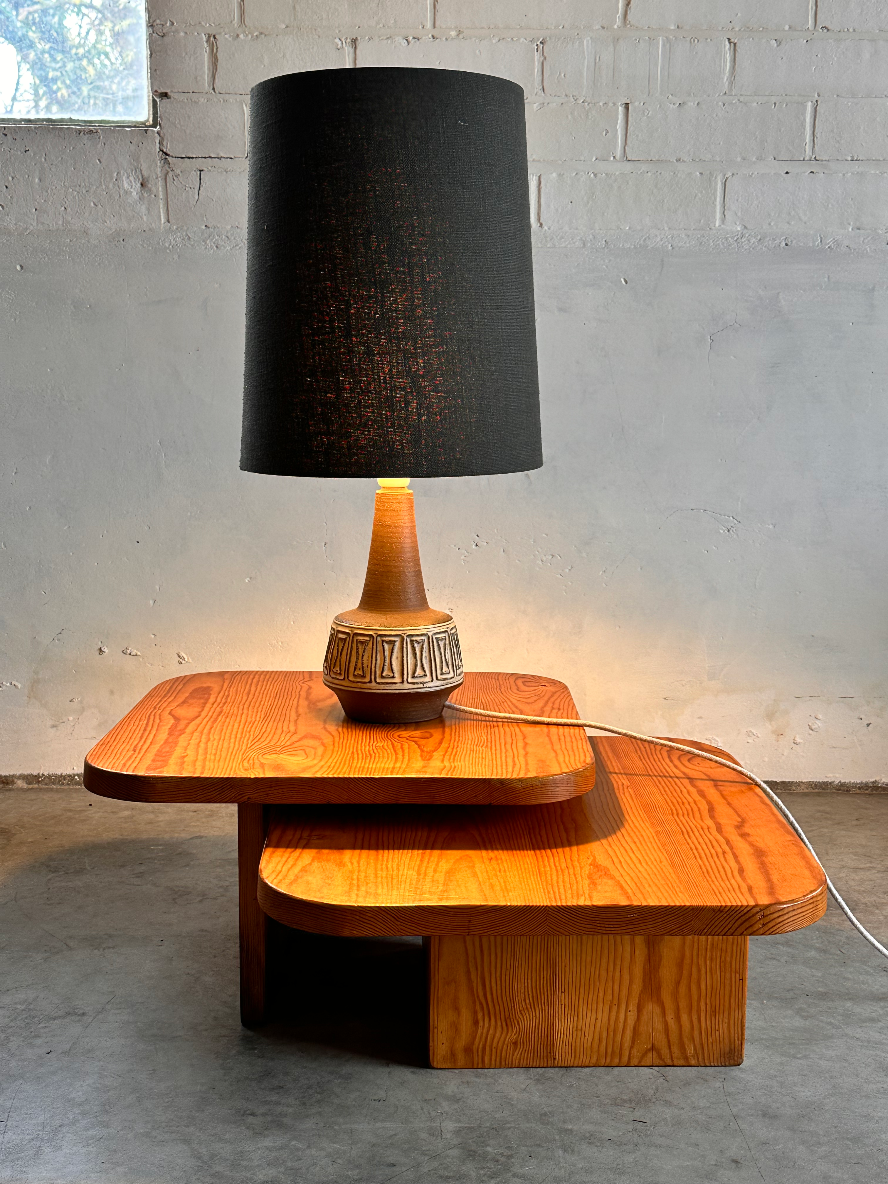 Vintage ceramic xl lamp, Michael Andersen & Son, Denmark, 1960s
