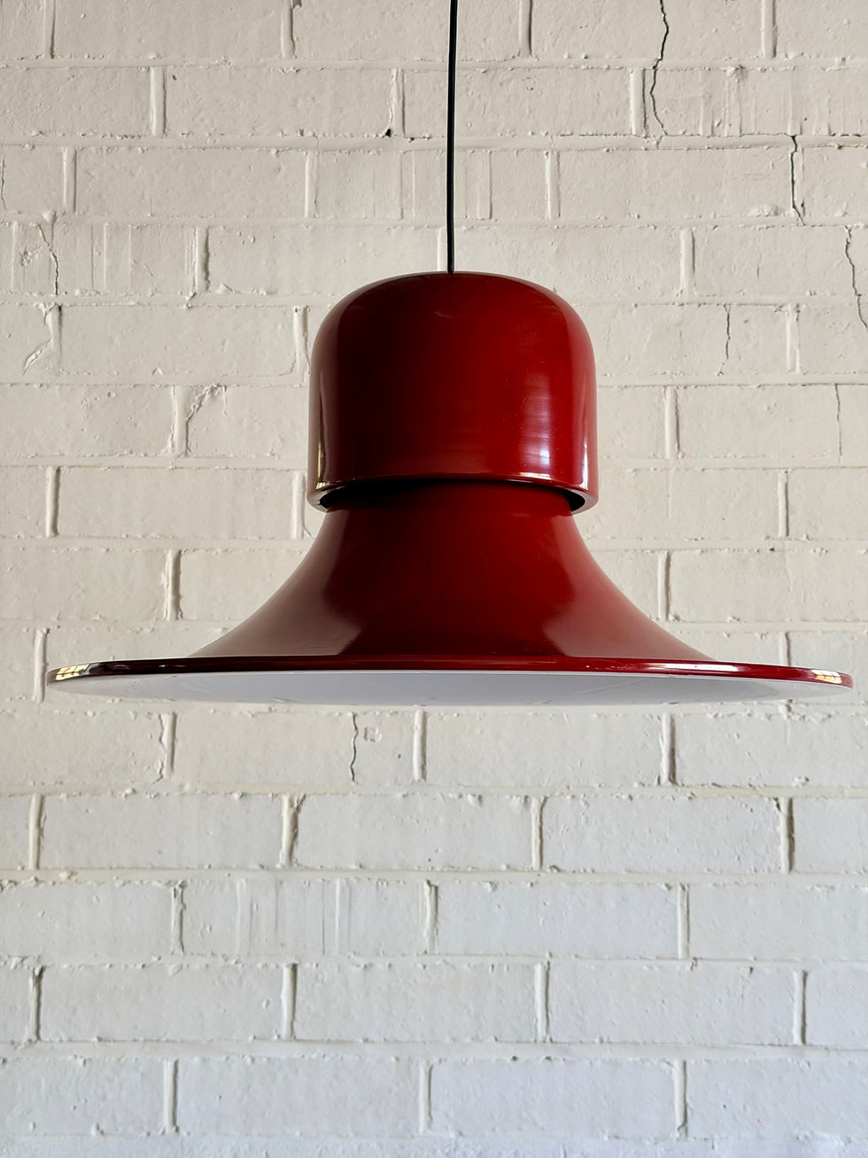 Miniatura: XL pendant lamp ‘Campana’ or ‘Hat’, Stilnovo, Italy, 60s