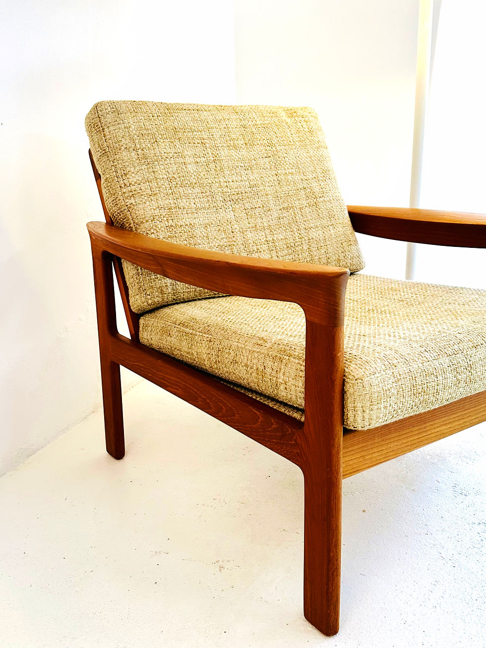 Miniature : Arne Wahl Iversen fauteuil voor Komfort Denmark, teak