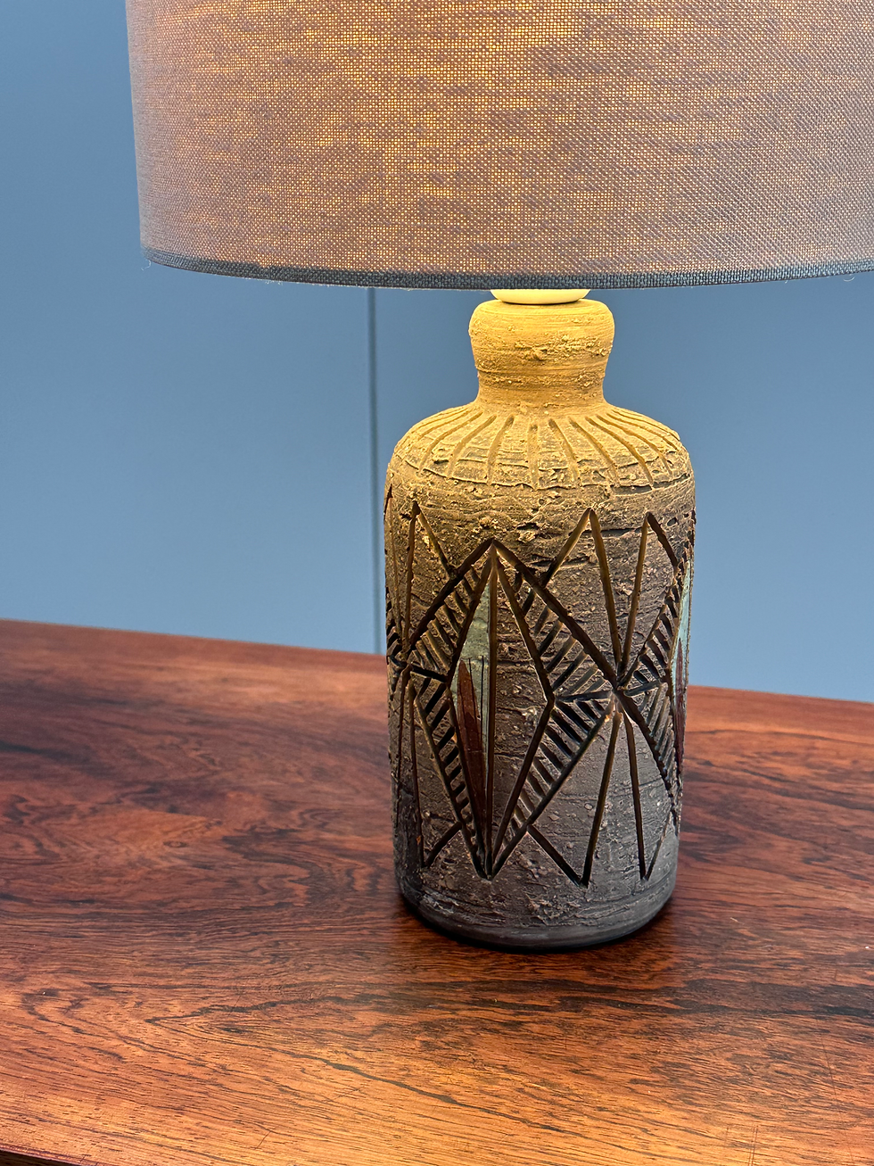 Thumbnail: Ceramic lamp, Tilgmans Pottery, Sweden, 60s