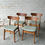 Miniatura: Set of 4 Findahl chairs, Denmark, 60s