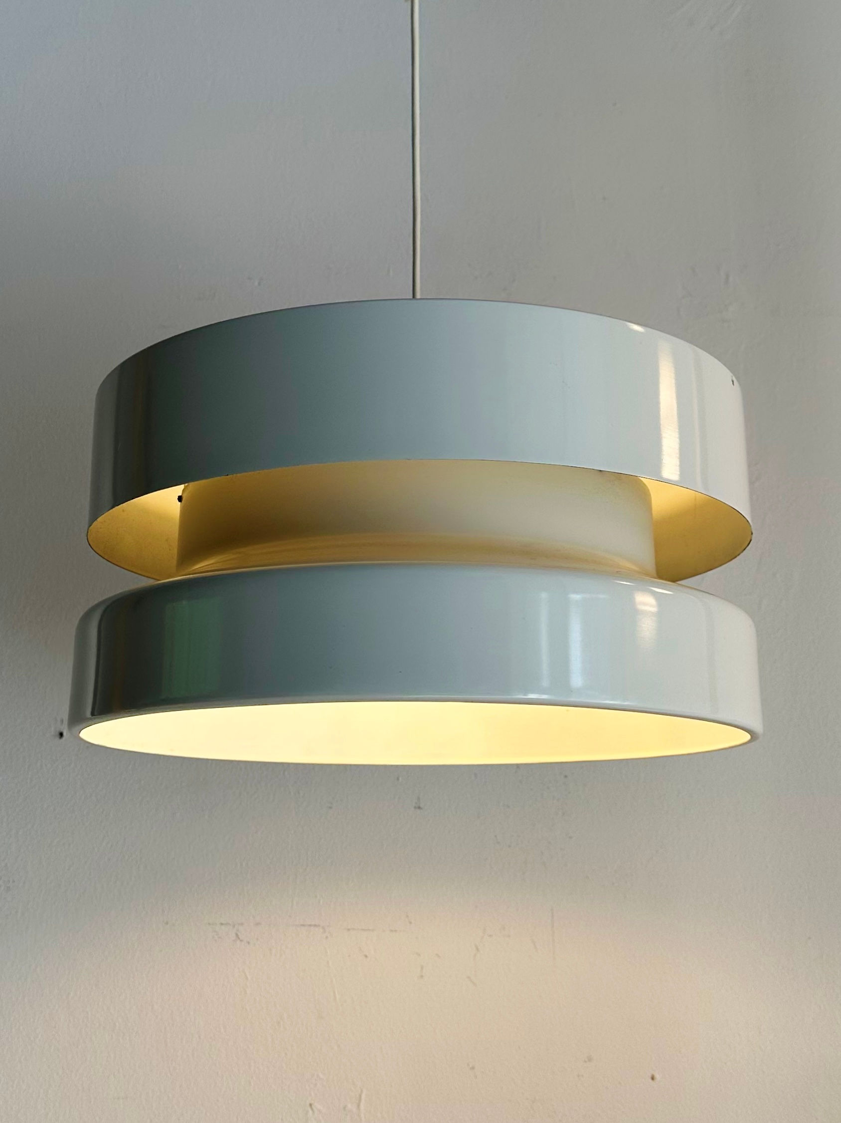 Grote Deense vintage lamp, diameter 40 cm, H 20 cm, producent onbekend