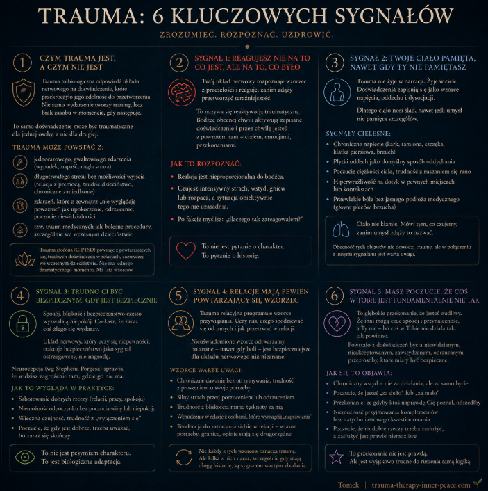 Czy to trauma? 5 sygnałów, których nie powinieneś ignorować