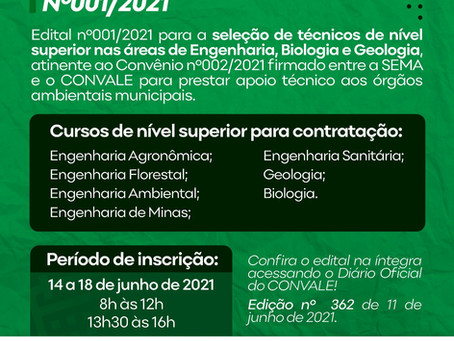 PROCESSO SELETIVO Nº001/2021