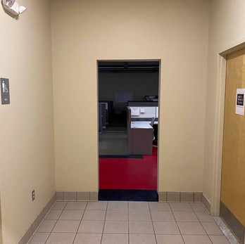 Finished new tile, repaired drywall and painting in commercial office space located in Rhode Island 