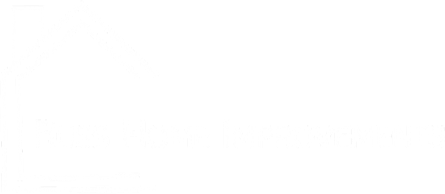 russ home improvements logo featuring a white house icon