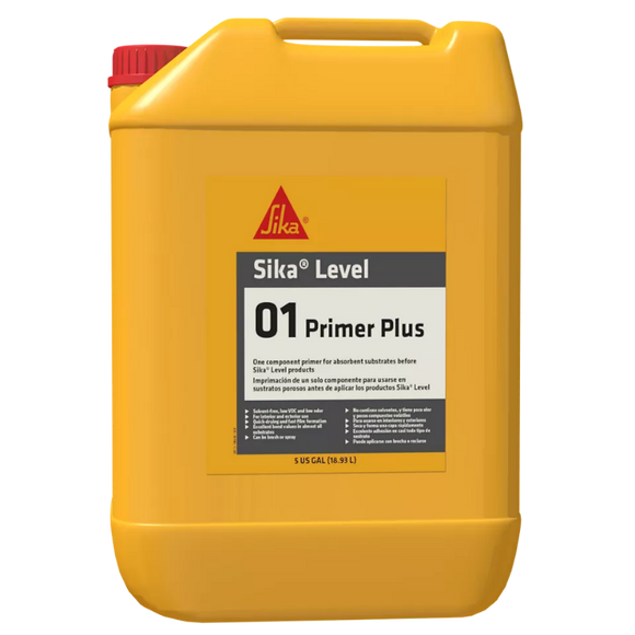 sika level 01 primer plus flooring primer for preparing concrete and other substrates before self leveling underlayment installation