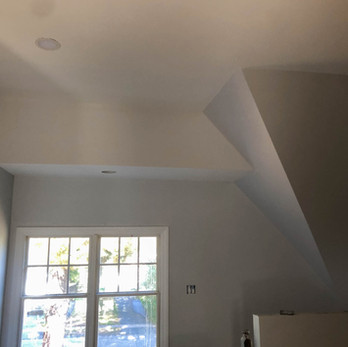 interior paint walls, ceiling and trim of newly remodeled house in Glastonbury CT