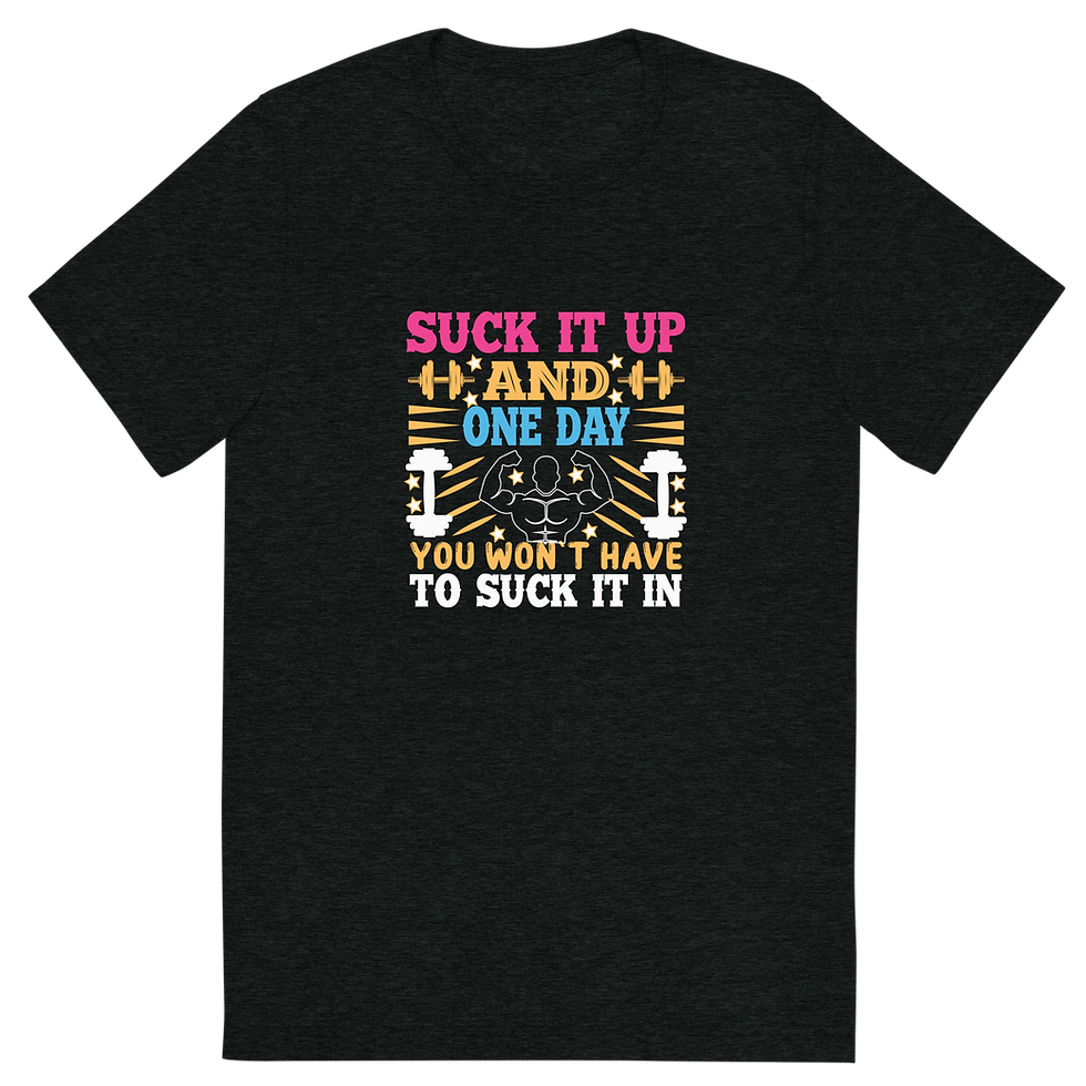 Van Buren Fitness Factory Motivational Tri-Blend T-Shirt – Inspirational Gym Wear