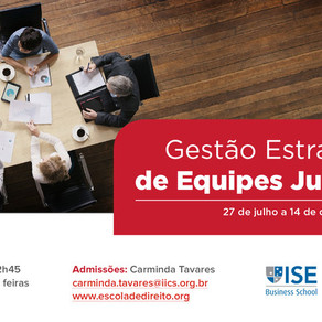 Strategic Management of Legal Teams at CEU/IICS Law School & ISE Business School!