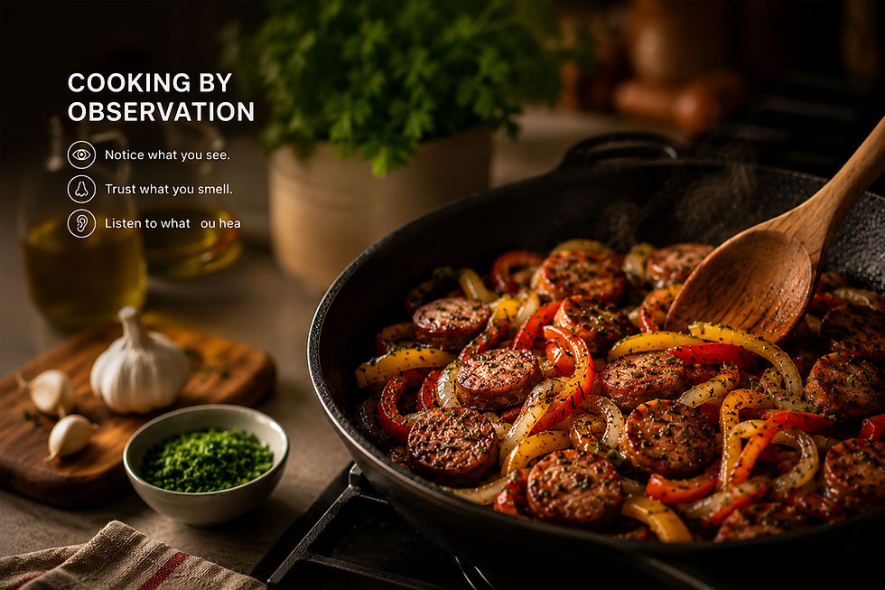 Cooking by Observation Instead of Strict Timers