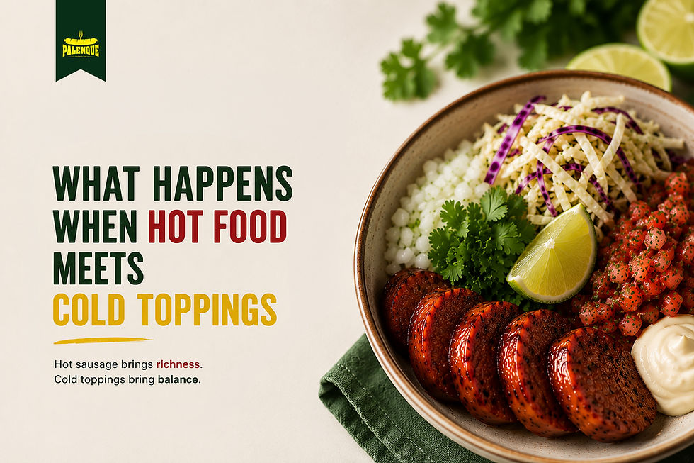 What Happens When Hot Food Meets Cold Toppings