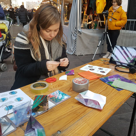 Tremendous Tetrahedrons | Canopy Market, London, 2019