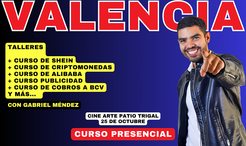 Valencia: curso de Alibaba Shein y Binance