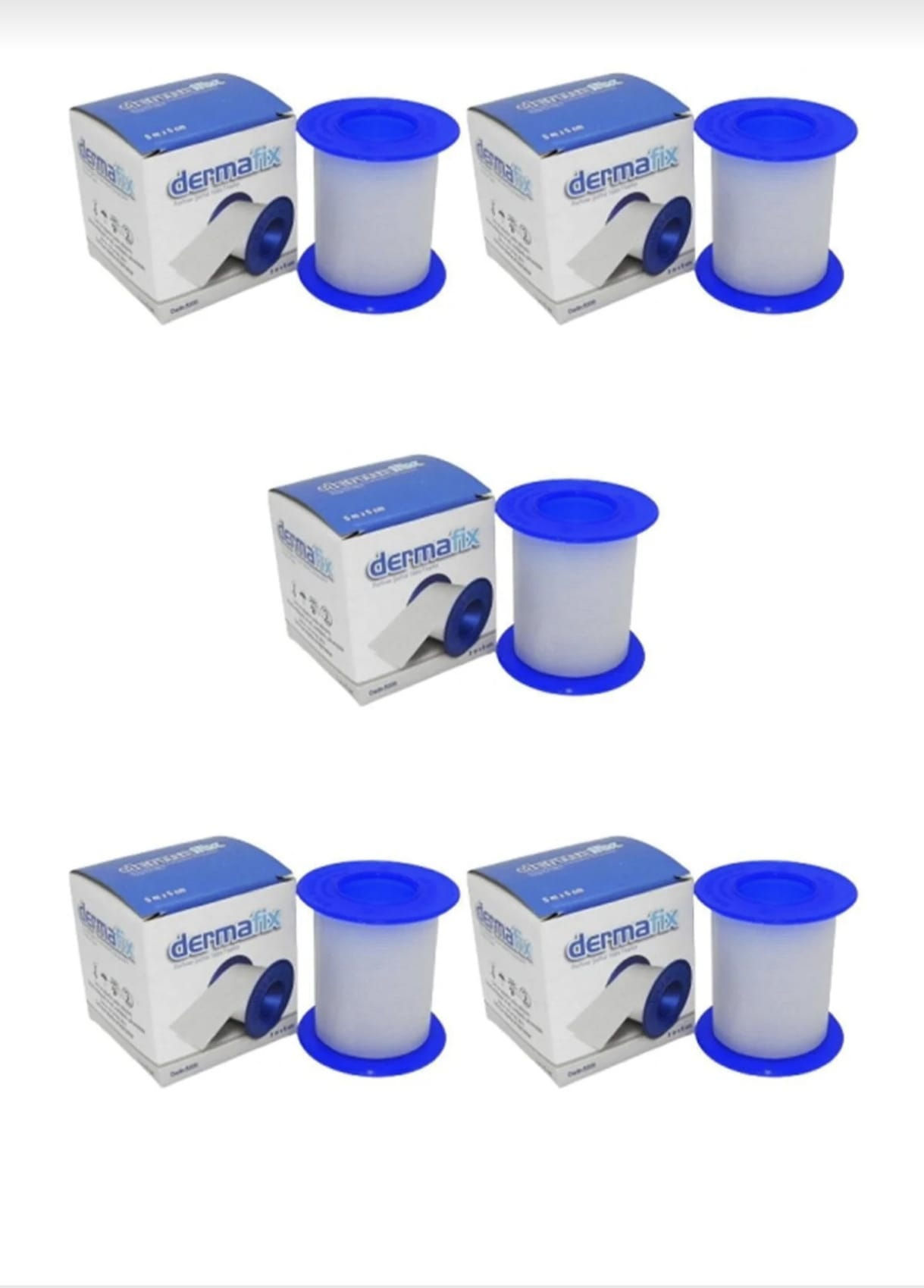 Dermafix Hipoalerjenik Tıbbi Şeffaf Flaster 5x2,5 Cm 5 Adet