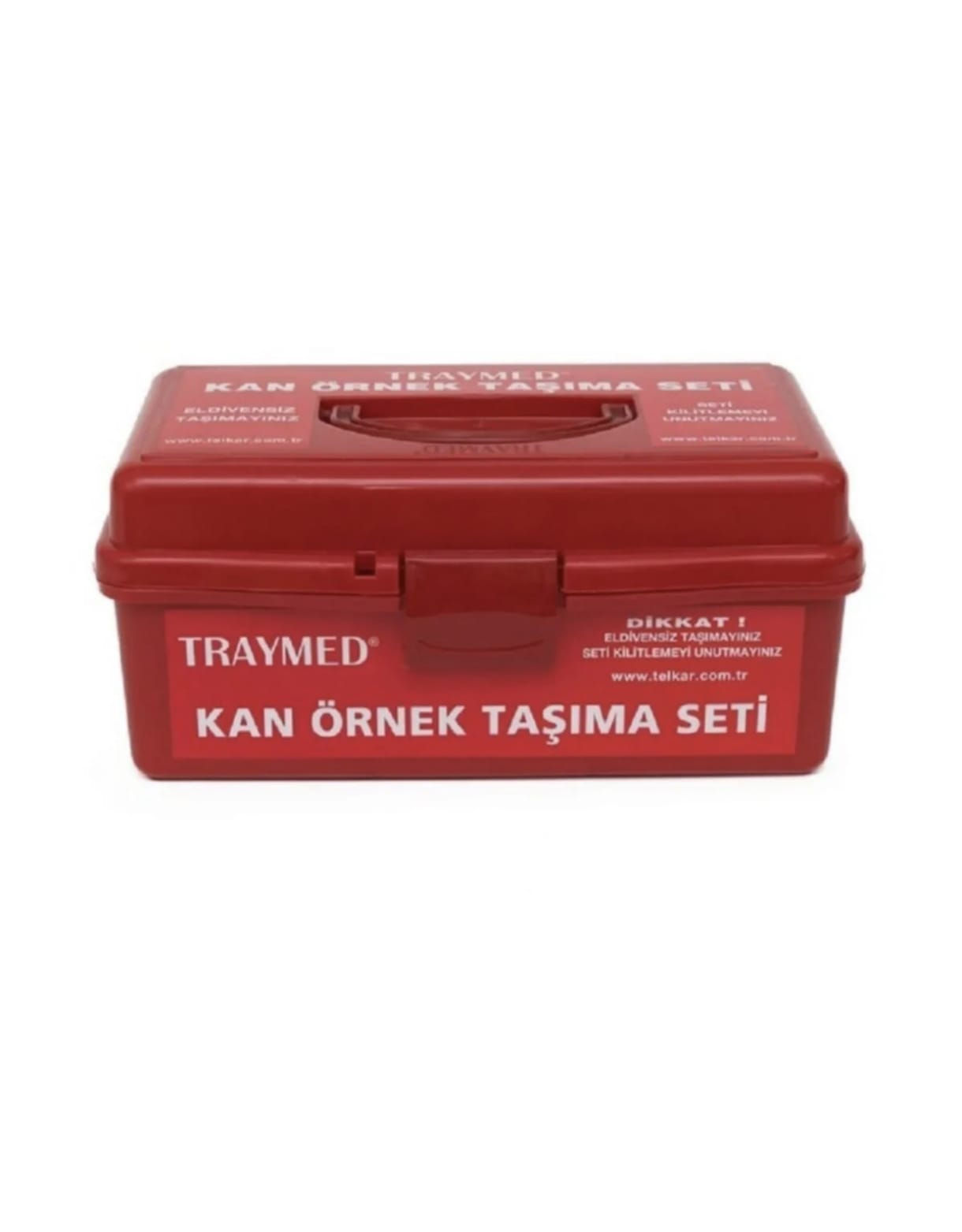 Traymed 16 Adet Kan Örnek Taşıma Seti- Kırmızı