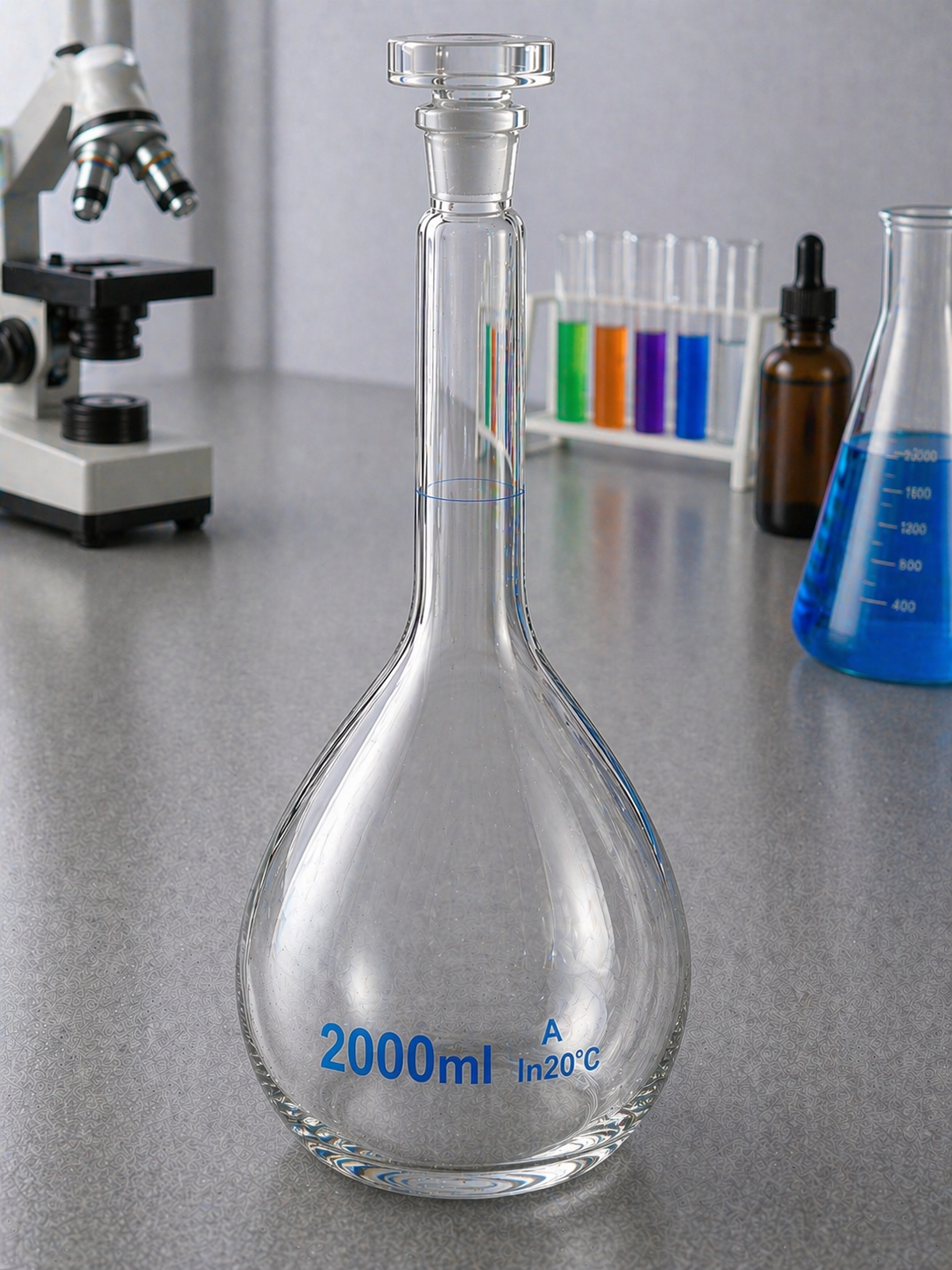 Balon Joje Kapaklı Ns Şilifli Borosilikat 2000 ml