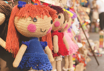 Crochet Doll Display